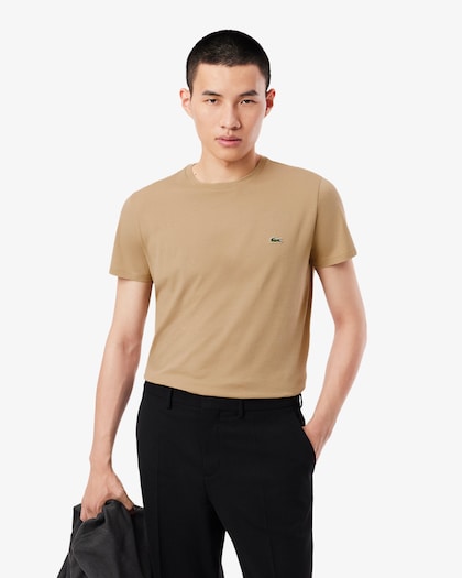 KIT LACOSTE 5 CAMISETAS + 1 RELOJ